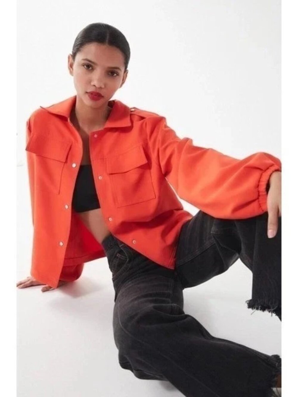 House of Sunny Oversized Utility Jacket